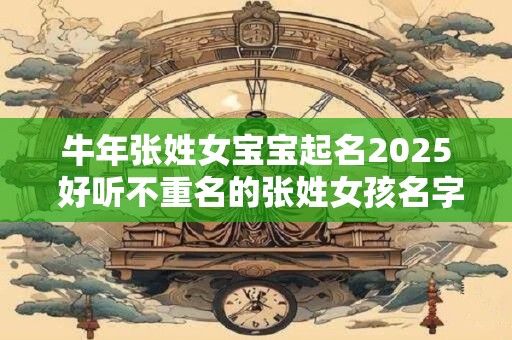 牛年张姓女宝宝起名2025 好听不重名的张姓女孩名字
