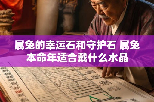 属兔的幸运石和守护石 属兔本命年适合戴什么水晶