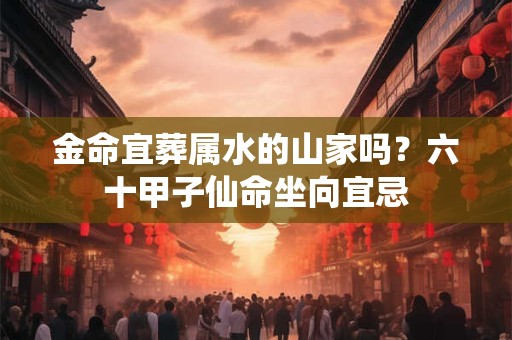 金命宜葬属水的山家吗？六十甲子仙命坐向宜忌