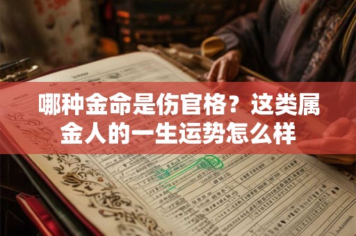 哪种金命是伤官格?这类属金人的一生运势怎么样 哪种金命是伤官格?这类属金人的一生运势怎么样