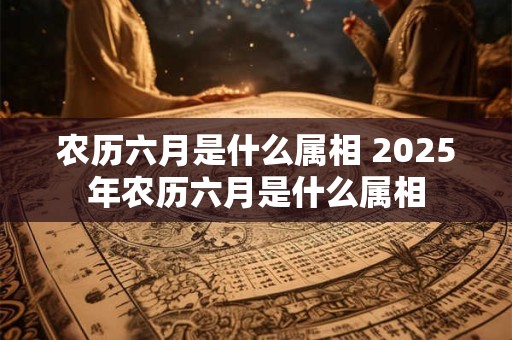 农历六月是什么属相 2025年农历六月是什么属相 农历六月是什么属相 2025年农历六月是什么属相
