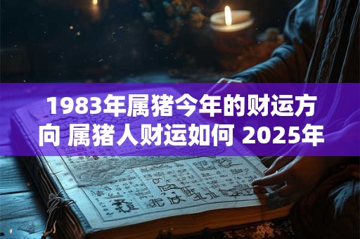 1983年属猪今年的财运方向 属猪人财运如何 2025年