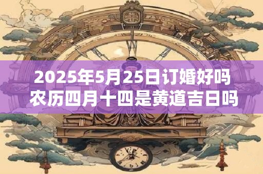 2025年5月25日订婚好吗 农历四月十四是黄道吉日吗