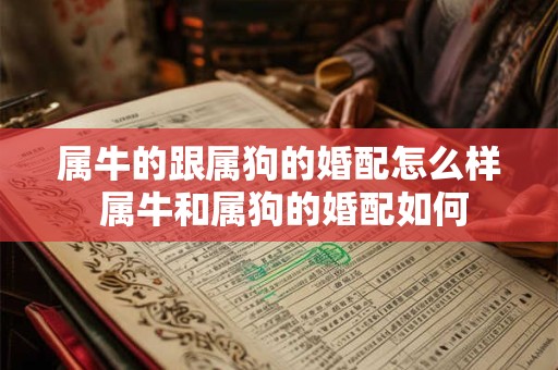 属牛的跟属狗的婚配怎么样 属牛和属狗的婚配如何