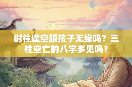 时柱逢空跟孩子无缘吗？三柱空亡的八字多见吗？