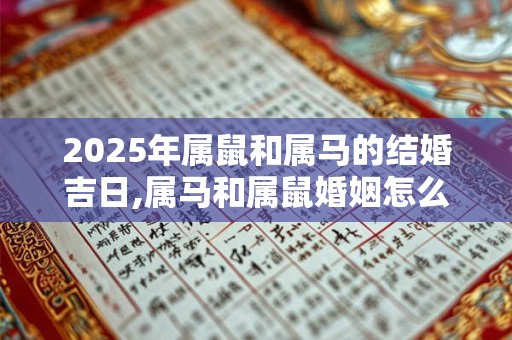 2025年属鼠和属马的结婚吉日,属马和属鼠婚姻怎么样？