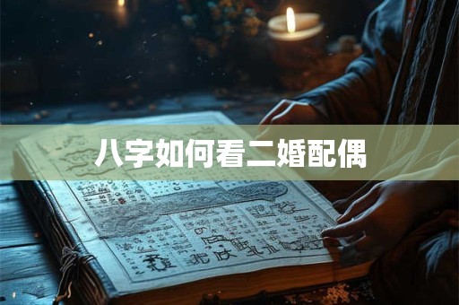 八字如何看二婚配偶