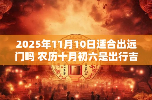 2025年11月10日适合出远门吗 农历十月初六是出行吉日吗