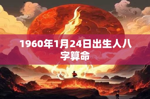 1960年1月24日出生人八字算命
