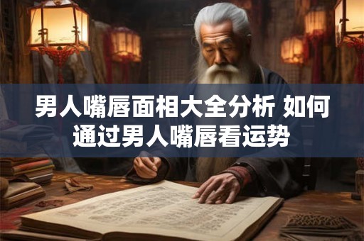 男人嘴唇面相大全分析 如何通过男人嘴唇看运势