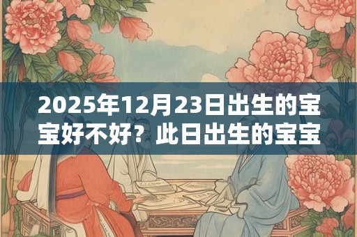 2025年12月23日出生的宝宝好不好?此日出生的宝宝性格 2025年12月23日出生的宝宝好不好?此日出生的宝宝性格
