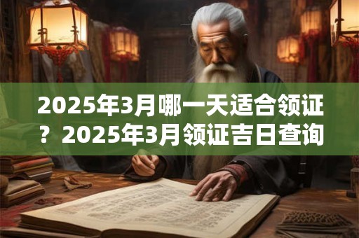 2025年3月哪一天适合领证？2025年3月领证吉日查询