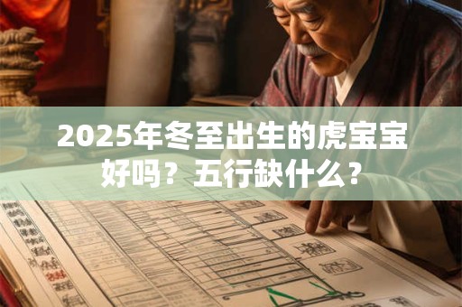 2025年冬至出生的虎宝宝好吗？五行缺什么？
