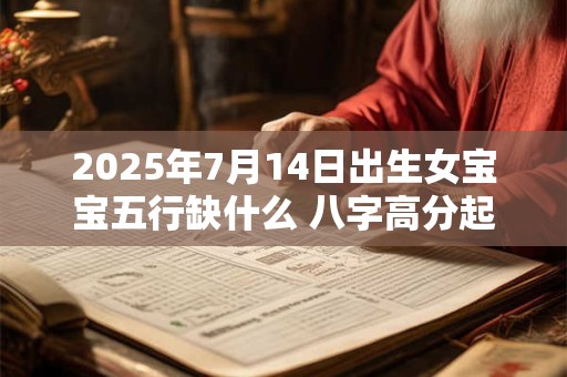 2025年7月14日出生女宝宝五行缺什么 八字高分起名字