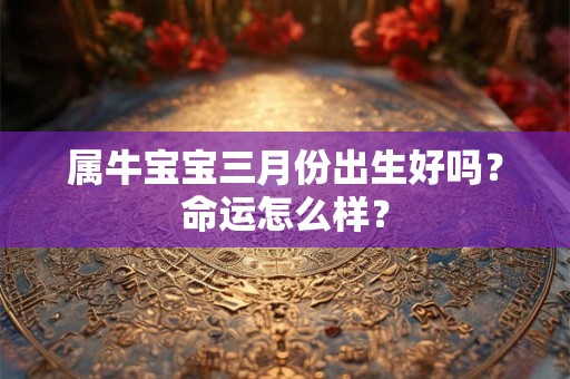 属牛宝宝三月份出生好吗？命运怎么样？