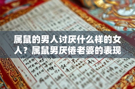 属鼠的男人讨厌什么样的女人？属鼠男厌倦老婆的表现