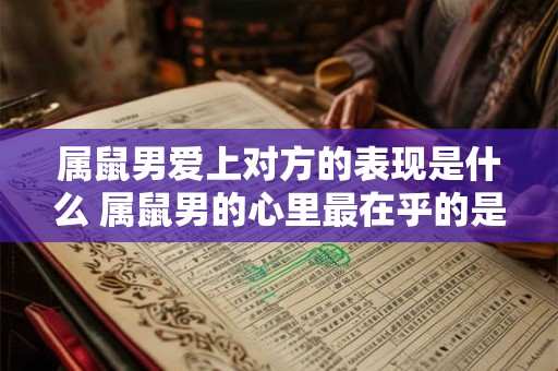 属鼠男爱上对方的表现是什么 属鼠男的心里最在乎的是什么 属鼠男爱上对方的表现是什么 属鼠男的心里最在乎的是什么