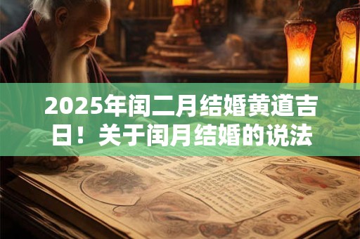 2026年闰二月结婚黄道吉日！关于闰月结婚的说法