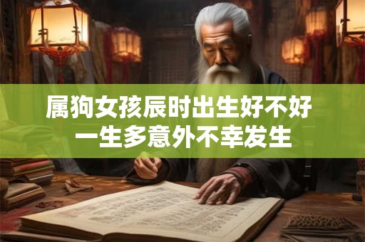 属狗女孩辰时出生好不好 一生多意外不幸发生