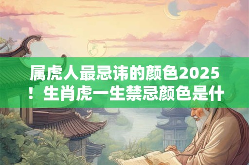属虎人最忌讳的颜色2025！生肖虎一生禁忌颜色是什么