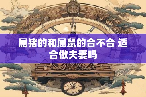 属猪的和属鼠的合不合 适合做夫妻吗