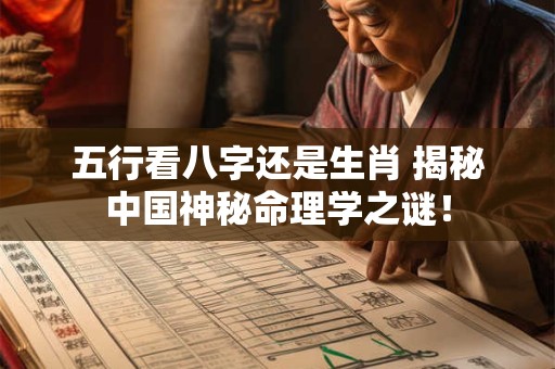 五行看八字还是生肖 揭秘中国神秘命理学之谜！