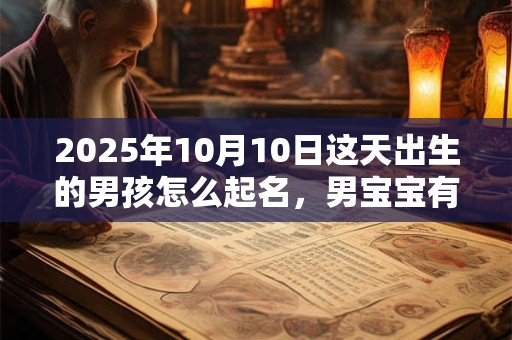 2025年10月10日这天出生的男孩怎么起名,男宝宝有意义的名字 2025年10月10日这天出生的男孩怎么起名,男宝宝有意义的名字