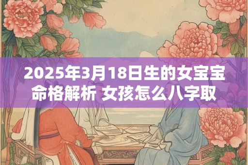 2025年3月18日生的女宝宝命格解析 女孩怎么八字取名