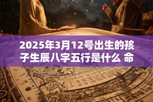 2025年3月12号出生的孩子生辰八字五行是什么 命好不好