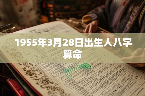 1955年3月28日出生人八字算命 1955年3月28日出生人八字算命
