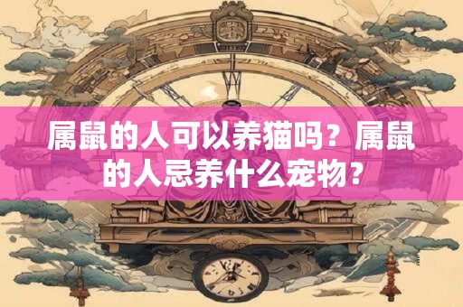 属鼠的人可以养猫吗？属鼠的人忌养什么宠物？