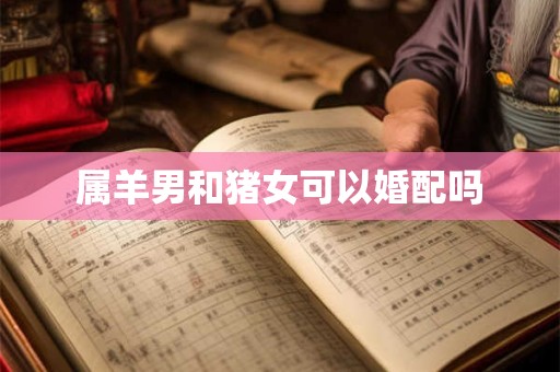属羊男和猪女可以婚配吗