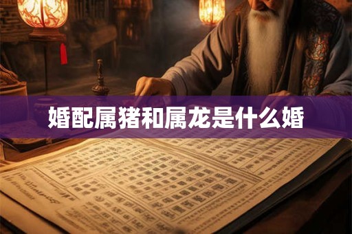 婚配属猪和属龙是什么婚