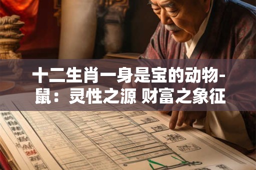 十二生肖一身是宝的动物- 鼠：灵性之源 财富之象征