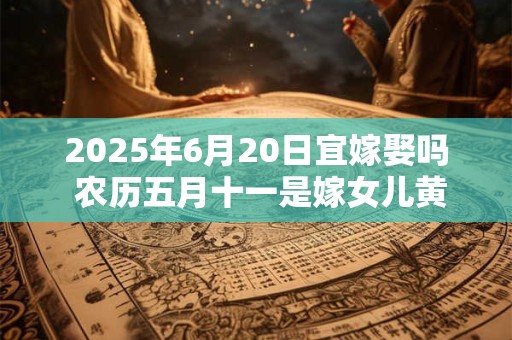 2025年6月20日宜嫁娶吗 农历五月十一是嫁女儿黄道吉日吗