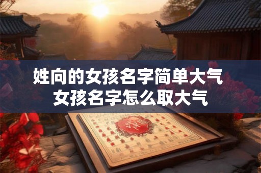 姓向的女孩名字简单大气 女孩名字怎么取大气