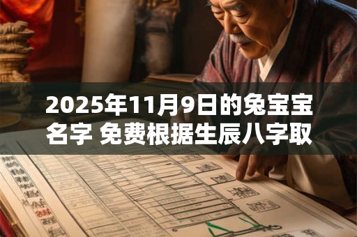 2025年11月9日的兔宝宝名字 免费根据生辰八字取名