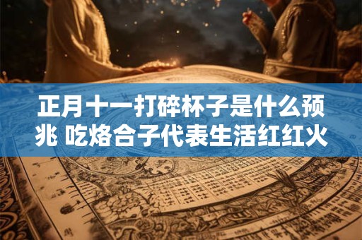 正月十一打碎杯子是什么预兆 吃烙合子代表生活红红火火