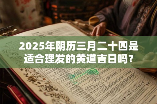 2025年阴历三月二十四是适合理发的黄道吉日吗？