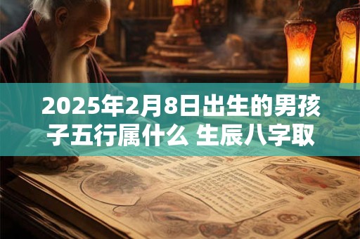 2025年2月8日出生的男孩子五行属什么 生辰八字取名
