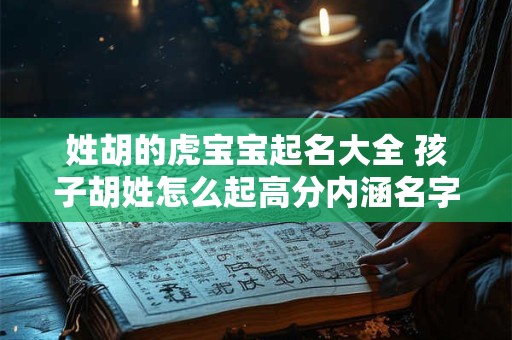姓胡的虎宝宝起名大全 孩子胡姓怎么起高分内涵名字
