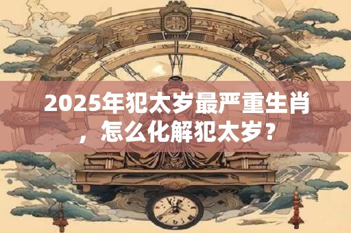 2025年犯太岁最严重生肖，怎么化解犯太岁？