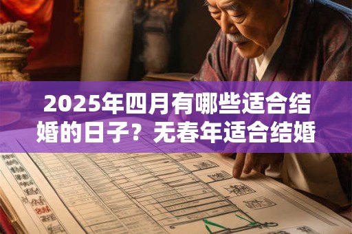 2025年四月有哪些适合结婚的日子？无春年适合结婚吗？