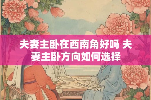 夫妻主卧在西南角好吗 夫妻主卧方向如何选择
