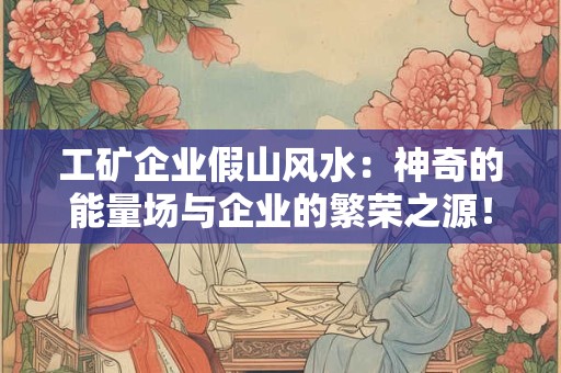 工矿企业假山风水：神奇的能量场与企业的繁荣之源！
