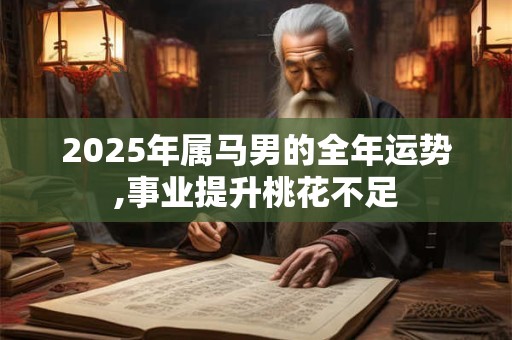 2025年属马男的全年运势,事业提升桃花不足