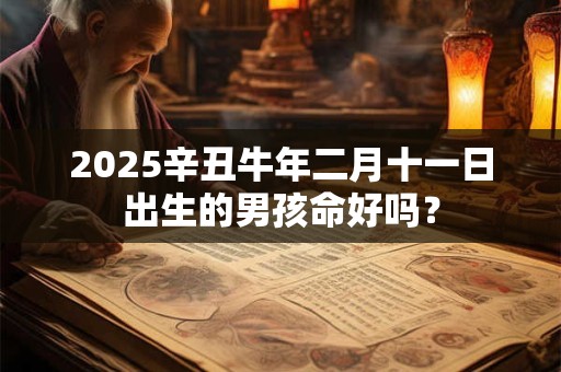 2025辛丑牛年二月十一日出生的男孩命好吗？