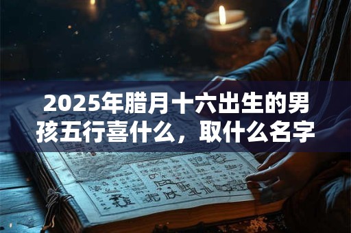 2025年腊月十六出生的男孩五行喜什么，取什么名字好？