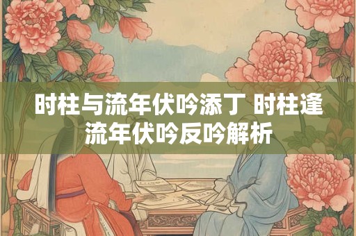 时柱与流年伏吟添丁 时柱逢流年伏吟反吟解析