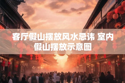 客厅假山摆放风水忌讳 室内假山摆放示意图
